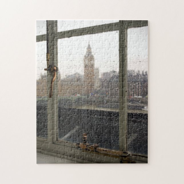 Rainy Day View on Big Ben - London Puzzle Pussel (Vertikal)