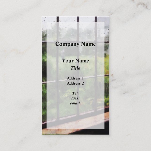 Rainy Day Visitkort (Framsida)