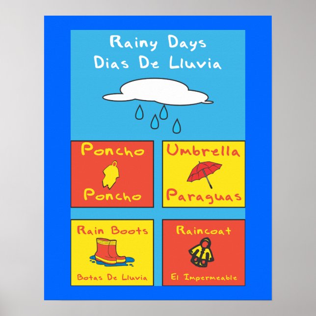 Rainy Days School Poster (Framsidan)