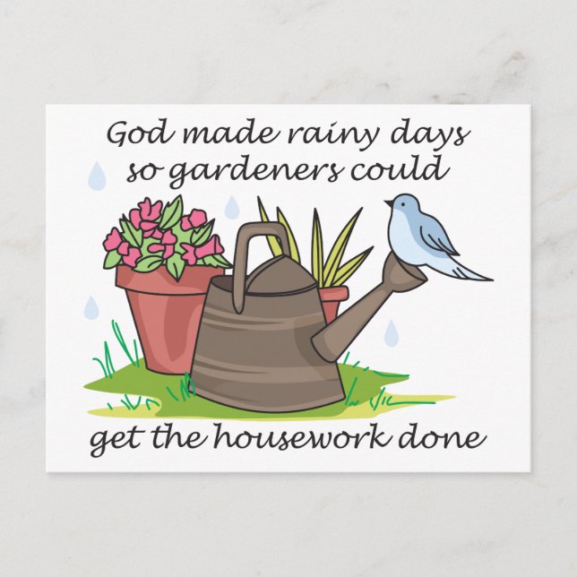 Rainy Days Vykort (Framsida)