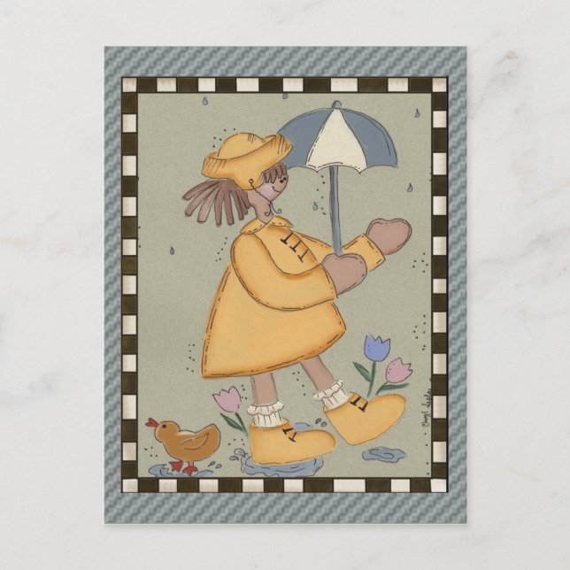 Rainy Days Vykort (Framsida)