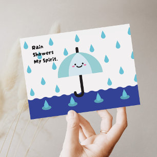 Rainy Days, vykort för ljussprit