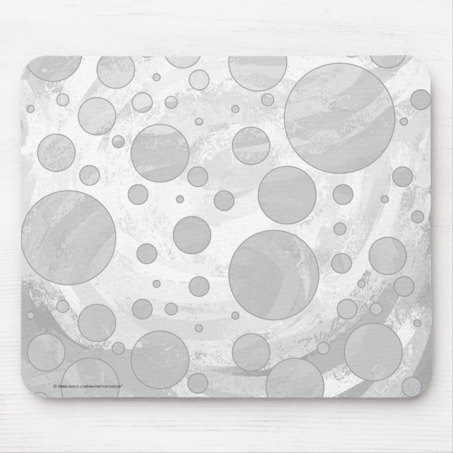 Rainy Himlar Grått Polka dots Musmatta (Framsidan)