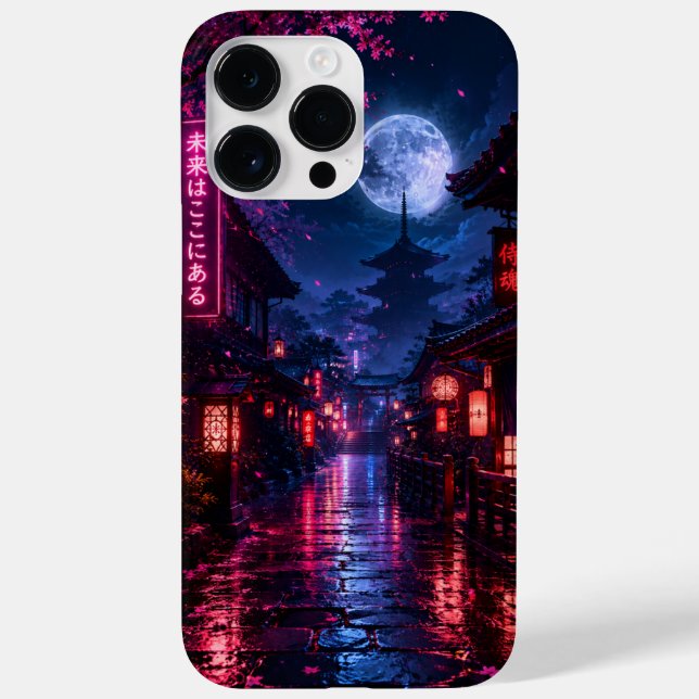 Rainy Night in Japan Cell Phone Case (Baksida)