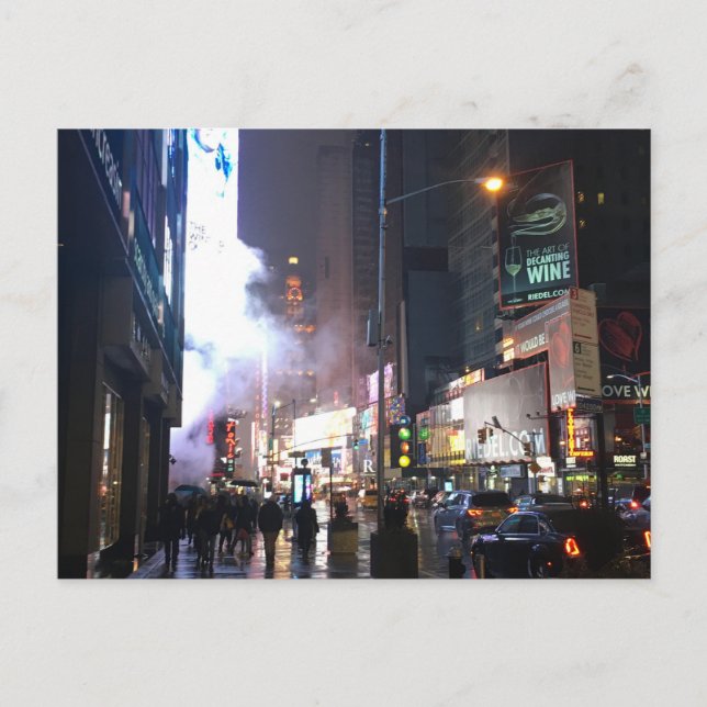 Rainy NYC Vykort (Framsida)