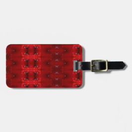 Rainy Red Dianthus Ikat Bagagebricka