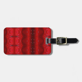 Rainy Red Dianthus Ikat Bagagebricka