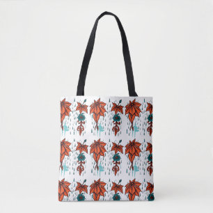 Rainy Reflection - Terracotta & Teal Traditional Tygkasse