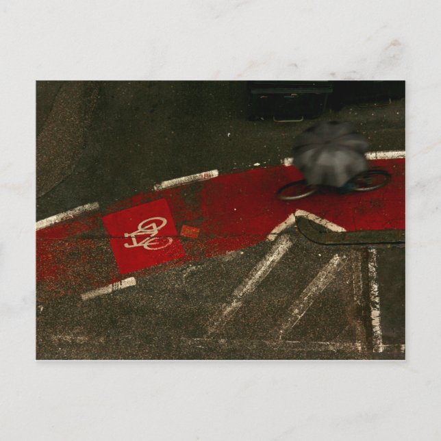 Rainy Ride Vykort (Framsida)