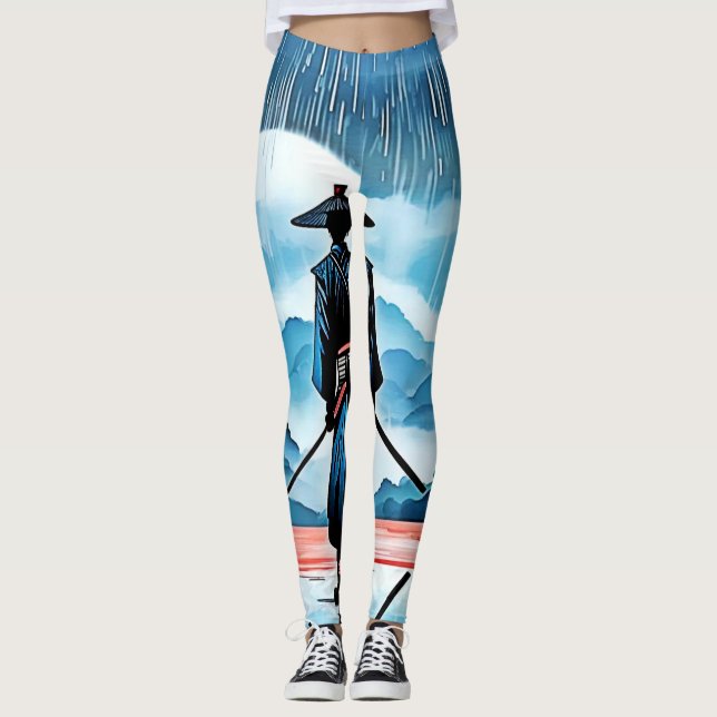 Rainy Samurai: Silent Vigil Leggings (Framsida)