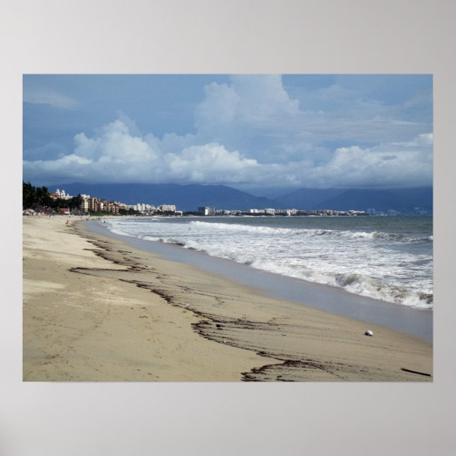 Rainy Season Clouds över Puerto Vallarta Poster (Framsidan)
