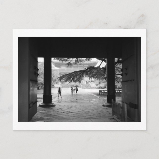 Rainy Season: Zojoji Temple, Tokyo Vykort (Framsida)