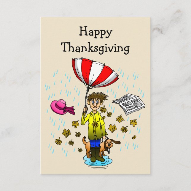 Rainy Thanksgiving Day (Framsida)