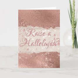 Raise a Hallelujah Kristus är Born Jul Helgkort