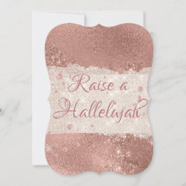 Raise a Hallelujah Kristus är Born Jul Julkort
