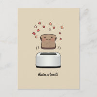 "Raise a Toast!" vykort