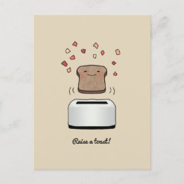 "Raise a Toast!" vykort
