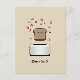 "Raise a Toast!" Vykort