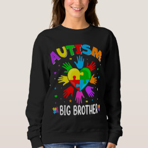 Raise Hand Autism Awareness Big Brother Family Mat T Shirt