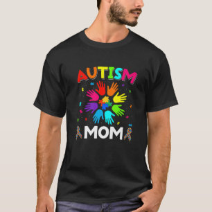 Raise Hand Autism Awareness Mamma Family Support A T Shirt