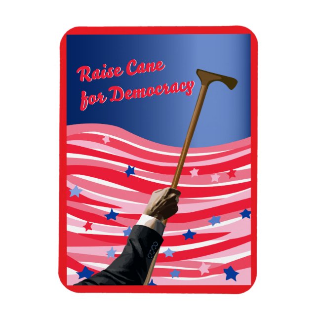 Raise Käpp Democracy Magnet (Vertikal)