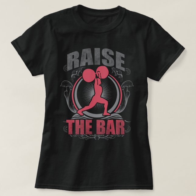 Raise the Pub - Women's Weightlift Motivational Tee (Design framsida)