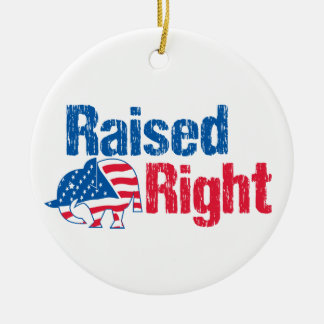 Raised Right - Republican Julgransprydnad Keramik