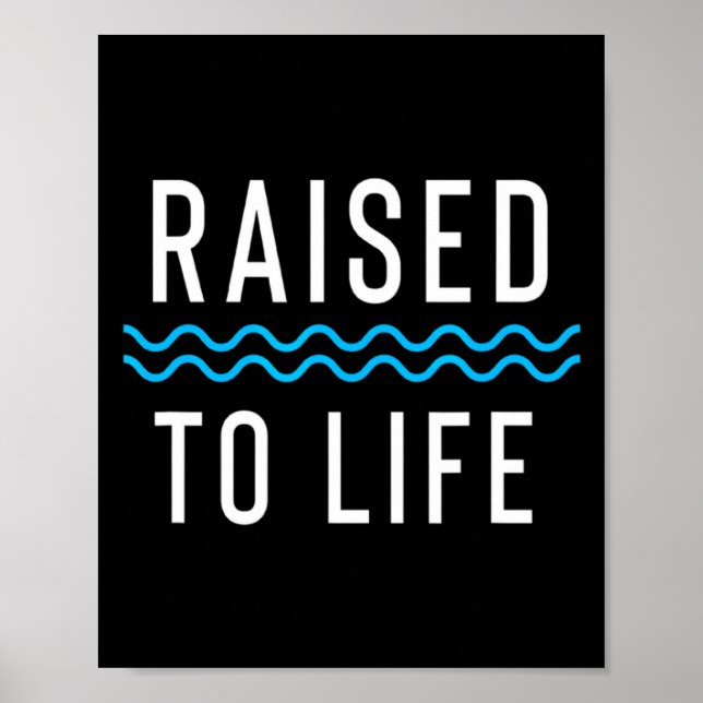 Raised To Life New Christian Baptism 1  Poster (Framsidan)