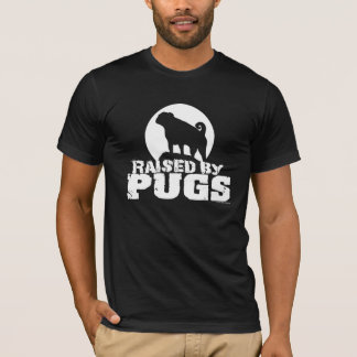 RAISERAD AV PUGS Bella Canvas Mörk Shirt T Shirt