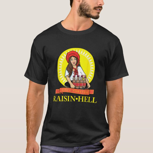 Raisin Fan Funny Beer Älskare Gift T Shirt (Framsida)