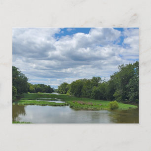Raisin River, Monroe, Michigan Vykort