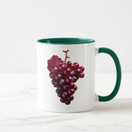 Raisin rouge réaliste mugg