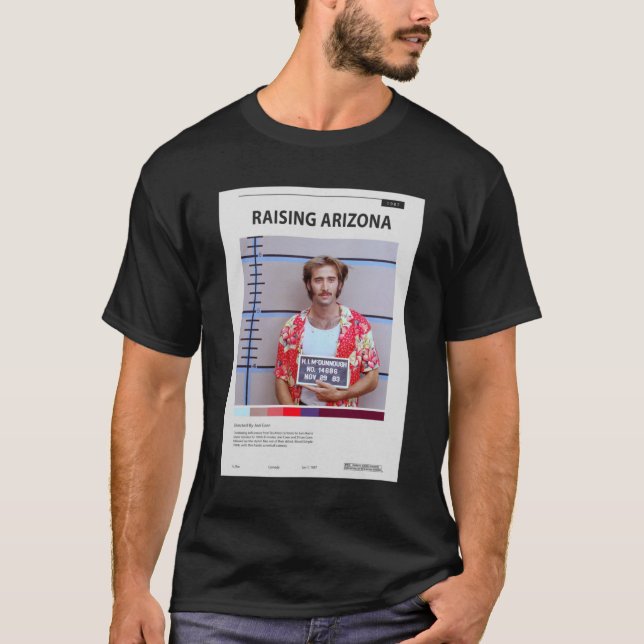 Raising Arizona-filmen poster 1987 T Shirt (Framsida)
