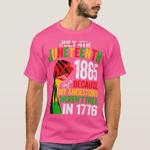 Raising Fist Not:4:e juni Svart historia T Shirt