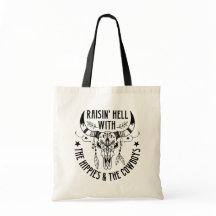 Raising helvetet med Hippies & Cowboys Tote