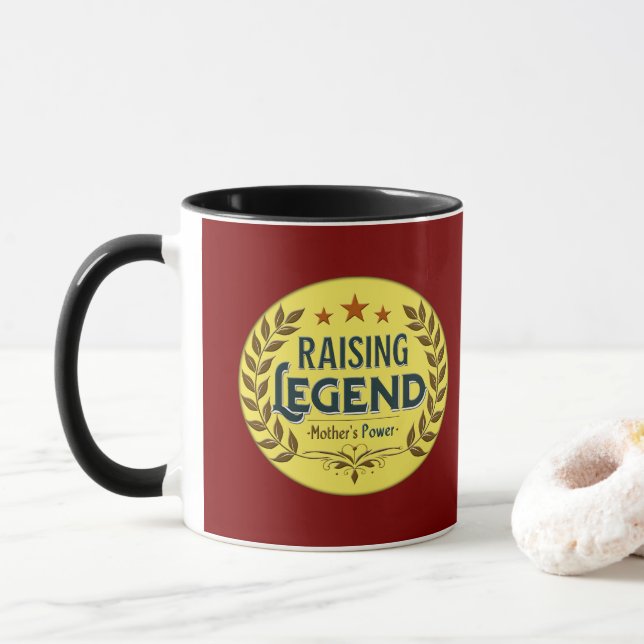 Raising Legends – Mother’s Power Badge Mugg (Med munk)