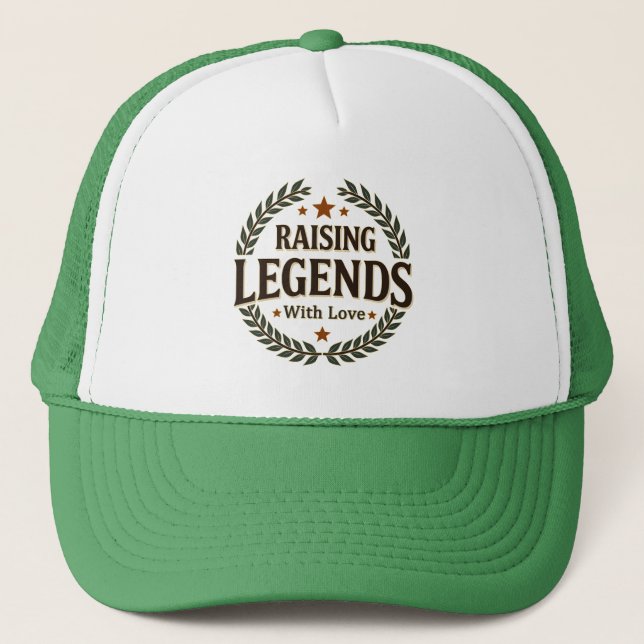 Raising Legends with Love – Vintage Badge Keps (Framsida)