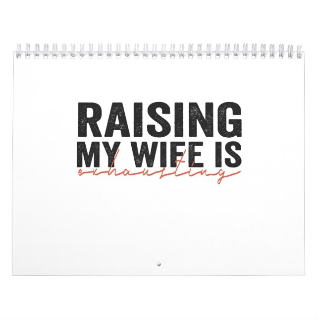 Raising my frue är Exhausting Funny Par-fruns Kalender (Omslag)