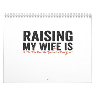 Raising my frue är Exhausting Funny Par-fruns Kalender