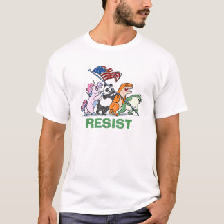 Raising The Flag Resist T Shirt