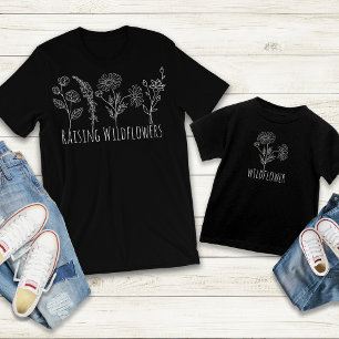 Raising WildblommGirl Girl Mamma Mamma Mini Outfit T Shirt