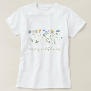 Raising wildblommor Blommigt Neutralt Woman T Shirt