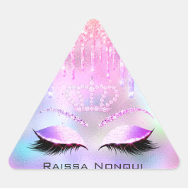 Raissa Krona 16:e 15:e Möhippan Holografi 7 Triangelformat Klistermärke