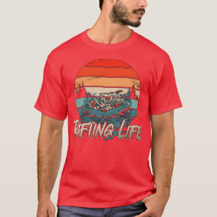 Raiting Life Retro Kayak Paddling Canoe Paddle T Shirt