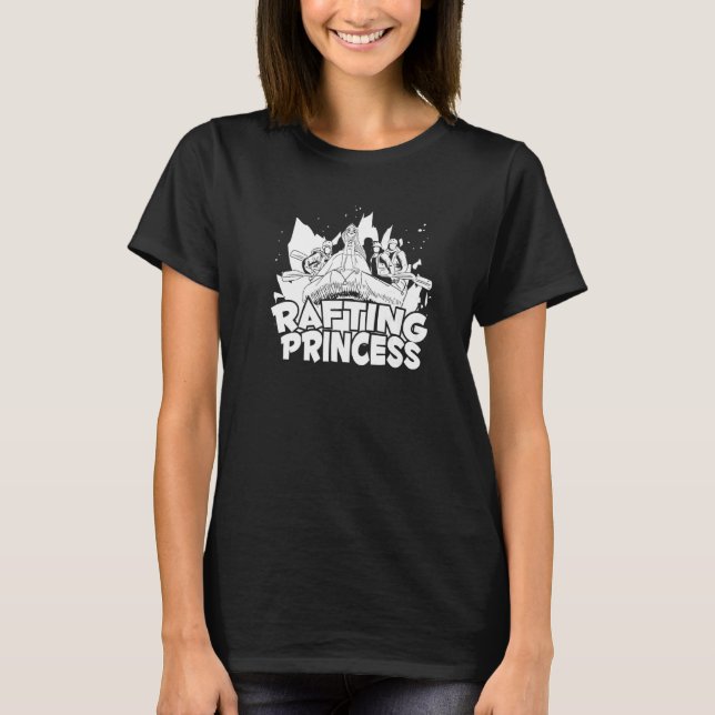 Raiting Princess Vatten sport River Raft Raiting T Shirt (Framsida)