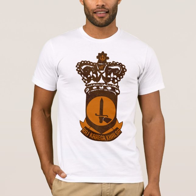 Raj Karega KHALSA T-tröja Tee (Framsida)
