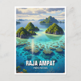 Raja Ampat Indonesia Vykort