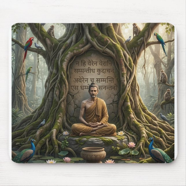 Raja Asoka Style Sukiti Buddha under Bodhi-trädet  Musmatta (Framsidan)