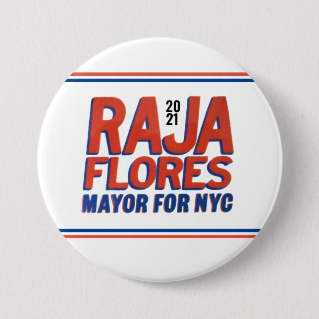 Raja Flores 2021 NYC Mayor Knapp (Framsida)