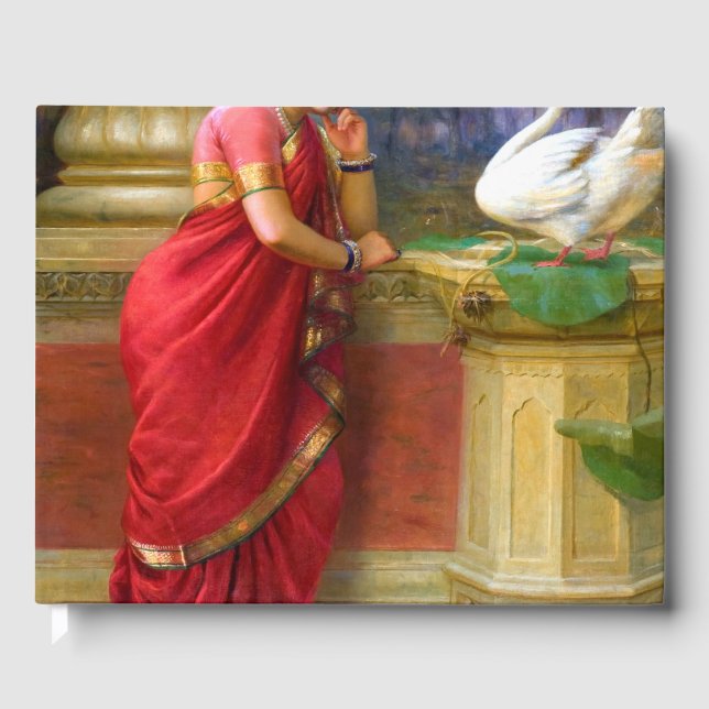 Raja Ravi Varma - Hamsa Damayanti Gästböcker (Framsida)